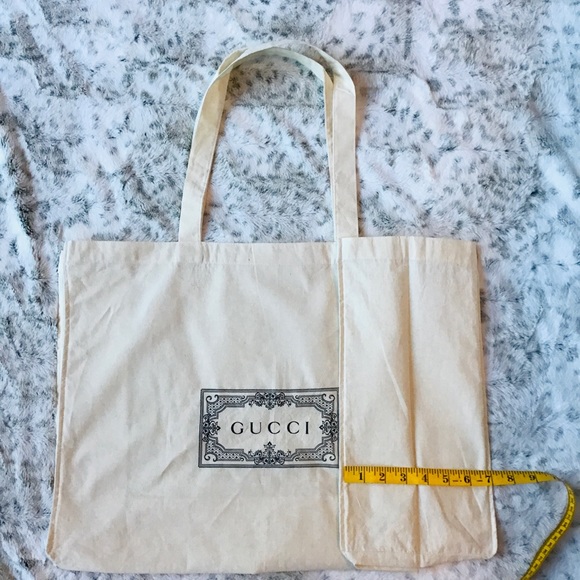 GUCCI Cotton Shopping Tote - Picture 5 of 6